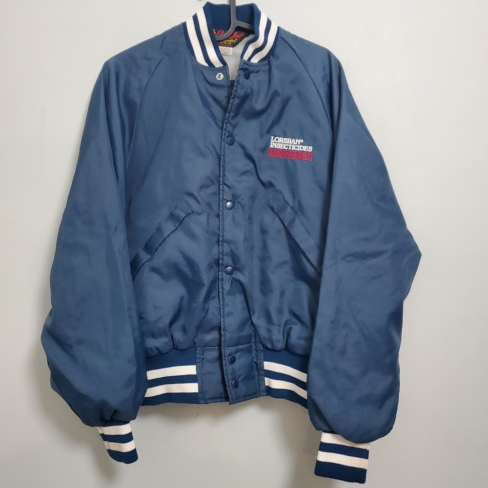 Vintage Nylon Jacket Corn Embroidery Small